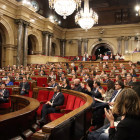 Sessió plenària al Parlament de Catalunya