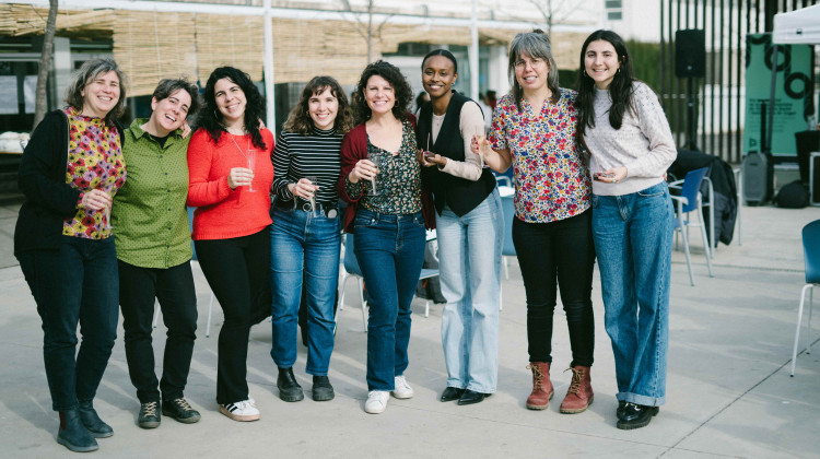 L'equip de La Sembra, la cooperativa que edita Jornal.cat. Bruna Cooperativa