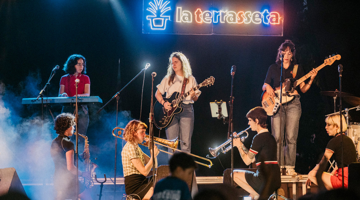 La Terrasseta és un festival feminista de música independent, cinema i arts de carrer que es fa al setembre.. Albert Rué