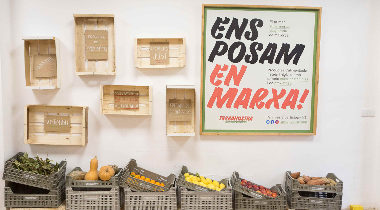 El primer supermercat cooperatiu de Mallorca Terranostra va guanyar els Premis Cercle el 2022. Terranostra