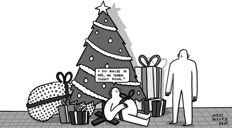 Les festes nadalenques, segons l'il·lustrador Jordi Barenys Haya. Jordi Barenys Haya